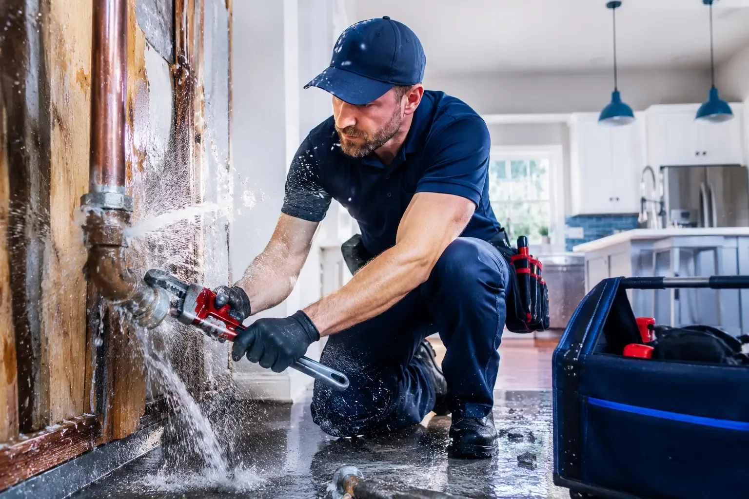 Local emergency pipe repair professionals in Louisville, IL
